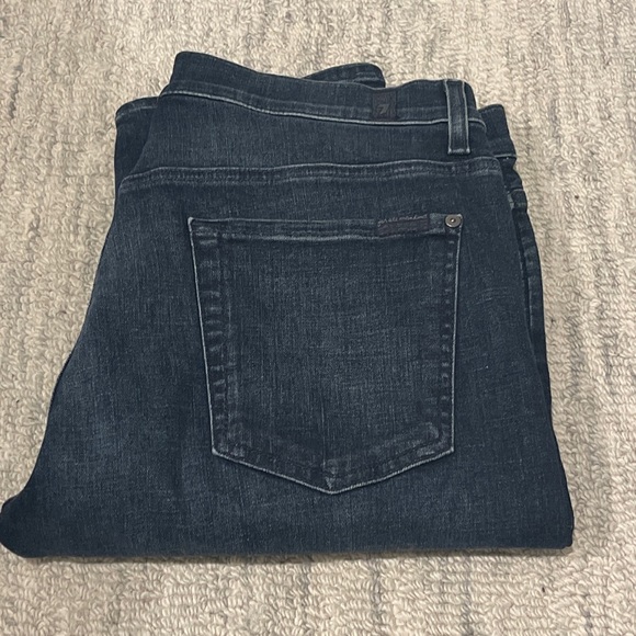 7 FOR ALL MANKIND MEN JEAN SLIM STRAIGHT LEG (SLIMMY) SIZE 34 NEW $225 - Picture 3 of 4